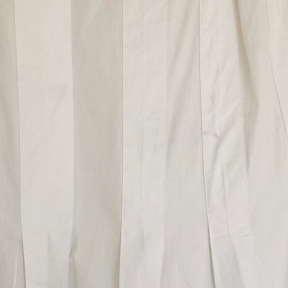 Free People Naomi Sleeveless Pintuck Mini Dress Ivory White Cotton Sz Small NEW - Picture 9 of 15